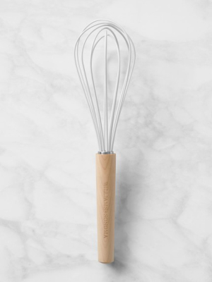 Williams Sonoma Maple-handled Whisk With Silicone Tines