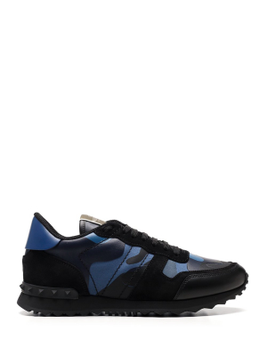 Valentino Garavani Rockstud Camouflage Sneakers