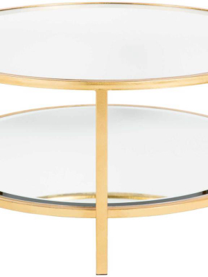 Asher Coffee Table Gold/clear