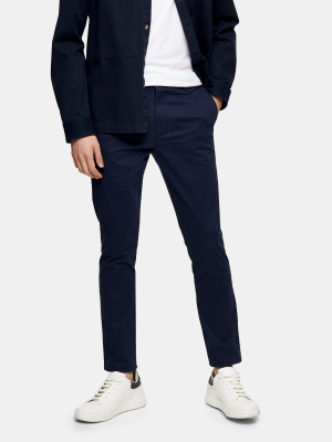 Navy Slim Chinos