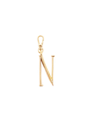 Plaza Letter N Charm - Small