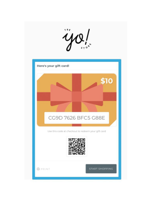 Gift Card (digital)