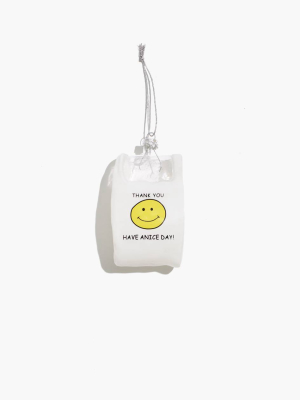 Cody Foster™ Glass Thank You Have A Nice Day Bag Ornament