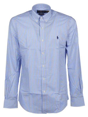 Polo Ralph Lauren Checked Logo Embroidered Shirt