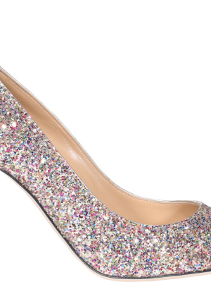 Sergio Rossi Godiva Glittered Pumps