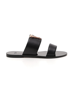 Versace Virtus Flat Mules