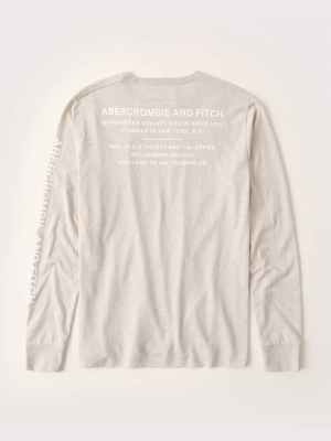 Long-sleeve Logo Tee