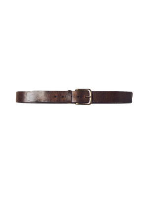 Mens Leather Belt - Brown