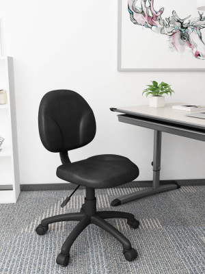 Diamond Task Chair Black - Boss Office Products