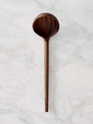 Williams Sonoma Walnut Wood Ladle