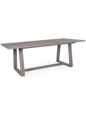 Atherton Dining Table, Weathered Grey