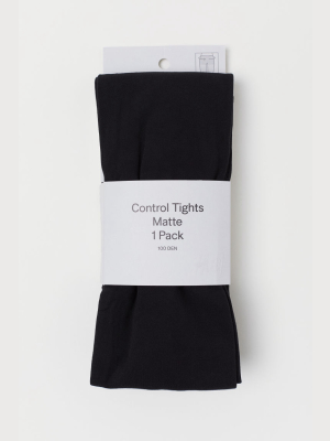 100 Denier Control-top Tights