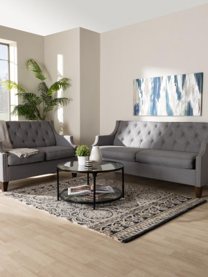 Celeste Grey 2-piece Living Room Set