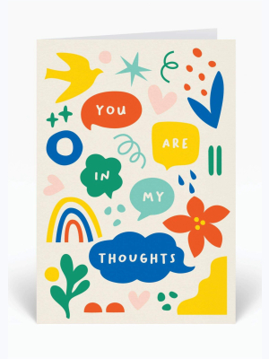 You Are In My Thoughts Card