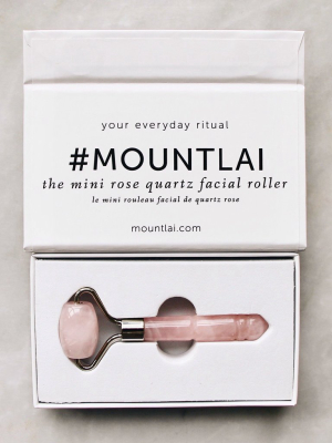 Mount Lai Mini Rose Quartz Facial Roller