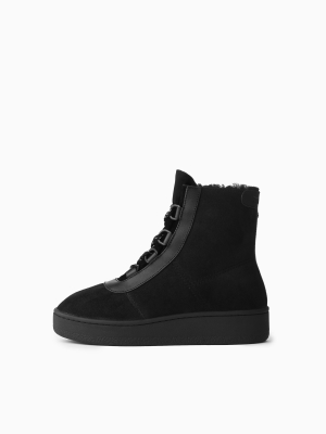 Oslo Lace Up Boot - Shearling