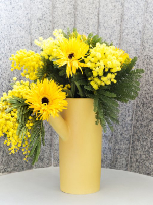 Forsythia Vase