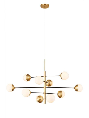 Mid Century Stilnovo Globe Chandelier