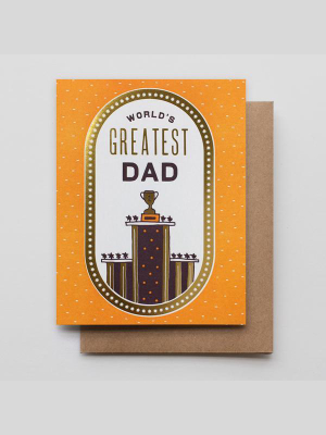 World's Greatest Dad Card