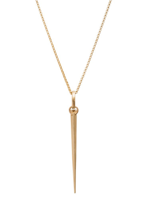 Spike Pendant - Yellow Gold