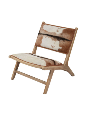 Goatskin Leather Lounger