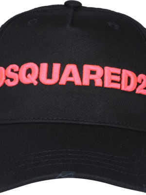 Dsquared2 Logo Embroidered Baseball Hat