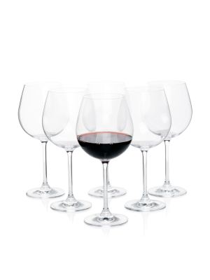 Crystal Bordeaux Wine Glass, Set Of 6