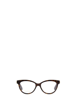 Gucci Eyewear Cat Eye Frame Glasses