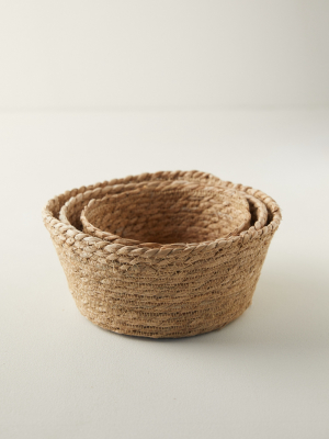 Seagrass Mini Baskets, Set Of 3