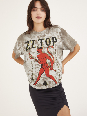 Zz Top Tonnage Tour Overdyed Tee