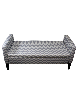 Storage Ottoman Gray - Ore International