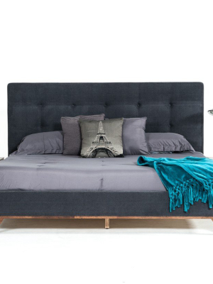 Addison Grey Fabric Bed