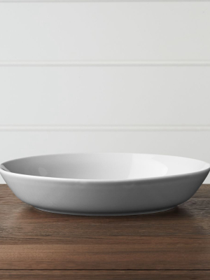 Hue Light Grey Low Bowl