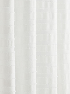 Ribbon Ivory Shower Curtain