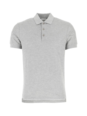 Burberry Monogram Embroidered Polo Shirt