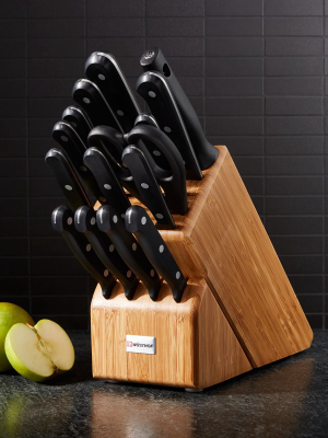 Wusthof ® Gourmet 16-piece Bamboo Knife Block Set