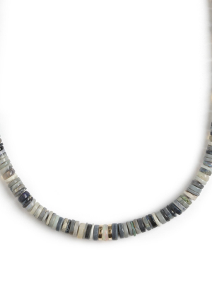 Opal Heishi Bead Necklace