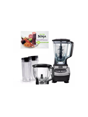 Ninja Supra Food Processor & Blender System W/ Cookbook (certified Refurbished)