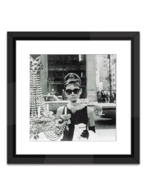 Shopping At Tiffany's In Black And White Print