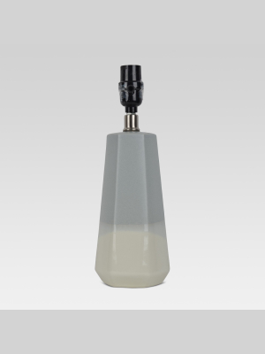 Dipped Ceramic Small Lamp Base Blue/white - Threshold™