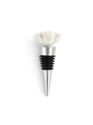 Demdaco Succulent Bottle Stopper White