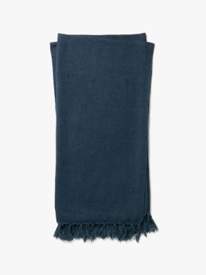 Navy Throw By Ed Ellen Degeneres Crafted By Loloi