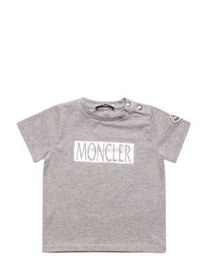 Moncler Enfant Logo Print T-shirt