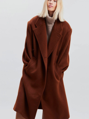 Holly Oversized Coat - Amber