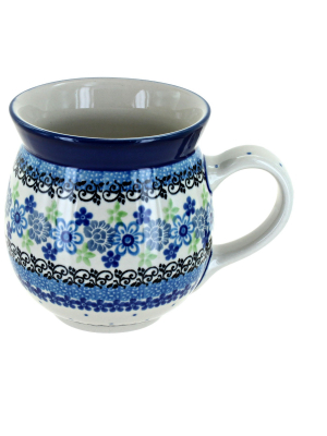 Blue Rose Polish Pottery Eliza Bubble Mug