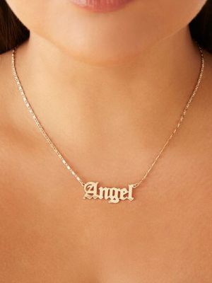 Angel Pendant Necklace