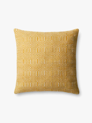Golden Outdoor Pillow