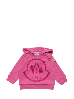 Moncler Enfant Logo Print Hoodie