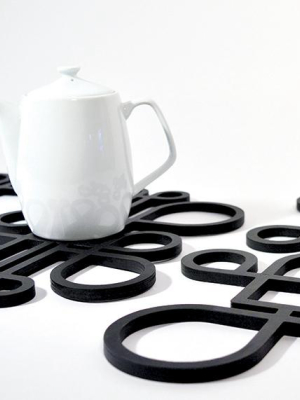 Insideout Wood Trivet - Large - By Toma Objects