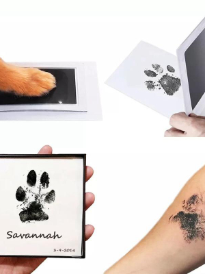 Pet/baby Foot-paw Prints - Inkless (safe Non-toxic)